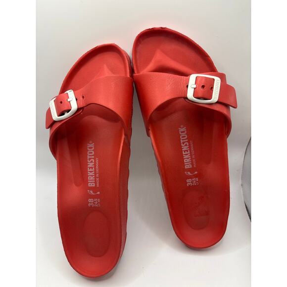 Birkenstocks Madrid EVA Sandals in Red - Picture 2 of 3